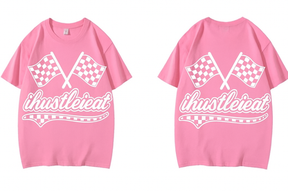 ihustleieat logo tee